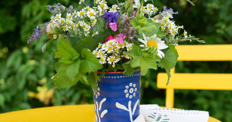 Frühlingsstrauß aus dem Garten